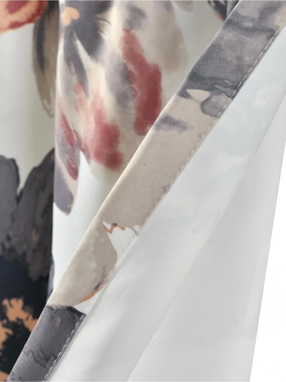 Half Moon Leah Room Darkening Insulated Noise Reducing Floral Valance 52x18